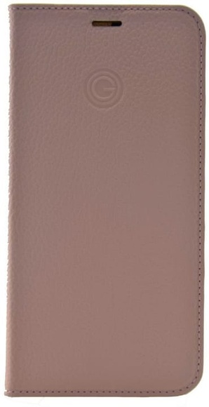 Mike Galeli - iPhone 12 Pro Max Echtleder Book Case Tasche Flip Cover Hand Made (MARCIP12_6.7-M02) - Rosa