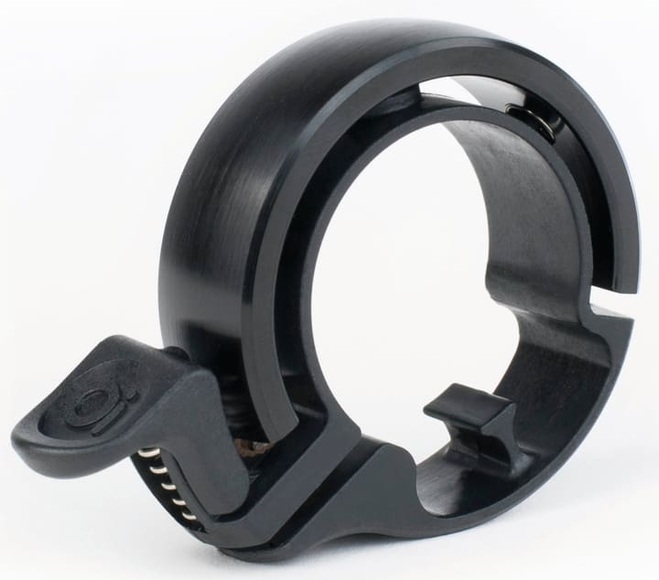 knog. Fahrradklingel Oi schwarz, Klingeltyp