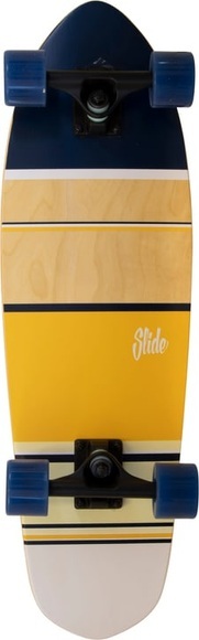 Slide Stripes Yellow Skateboard
