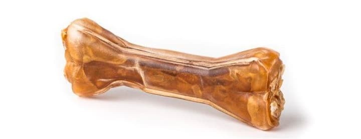 Edelbeiss Silber Kauknochen Pferd, 12 cm 5 Stück Kauartikel