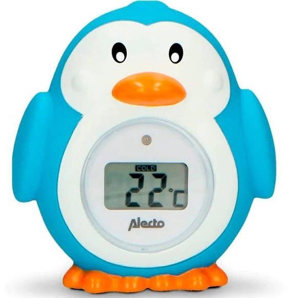 Alecto® Raum- und Badewannenthermometer, Pinguin