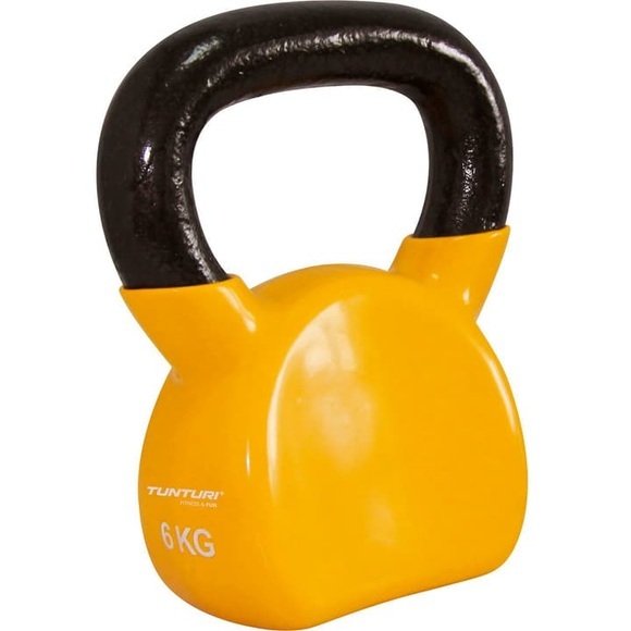 Tunturi Cast Iron Kettlebell Kettlebell gelb