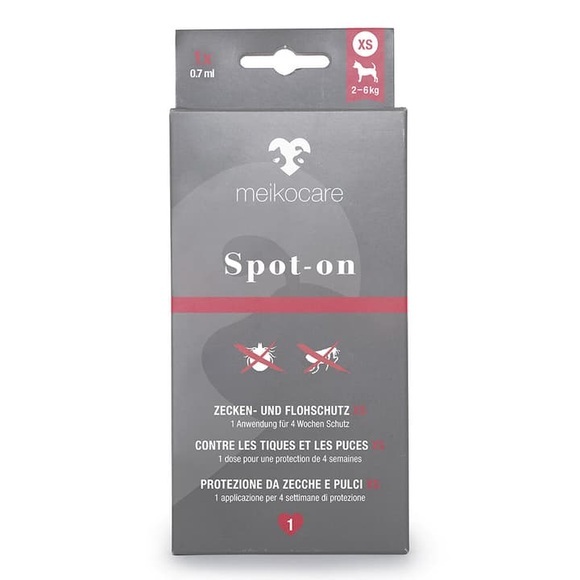 meikocare Spot-On Hund XS, 1x 0.7 ml Ungezieferschutztropfen