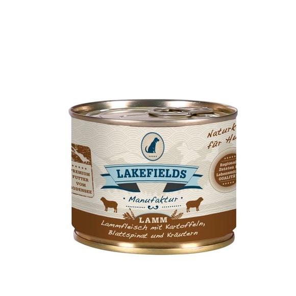 Lakefields Lammfleisch, 200 g Nassfutter