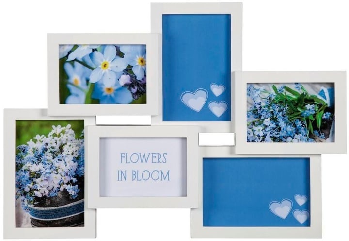 Hama Cadre photo Clermont Blanc, pour 6