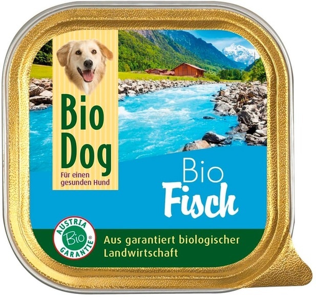 BioDog Nassfutter Fisch, 9 x 300g