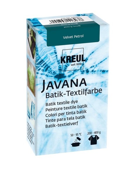KREUL Javana Batik-Textilfarbe Velvet Petrol 70 g Batik Textilfarben