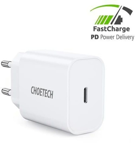 Choetech Charger 100-240V 20W PD; 1x Usb-C Universal-Ladegerät