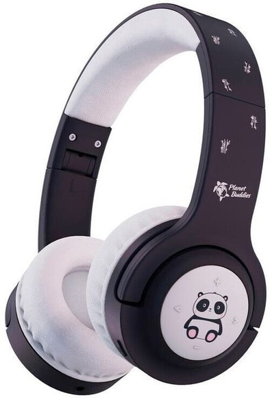 Planet Buddies - Kinder Kopfhörer Wireless On-Ear 85dB mit Begrenzter Lautstärke (PBPANHPW) - Pippin the Panda