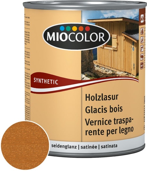 Miocolor Holzlasur Teak 2.5 l
