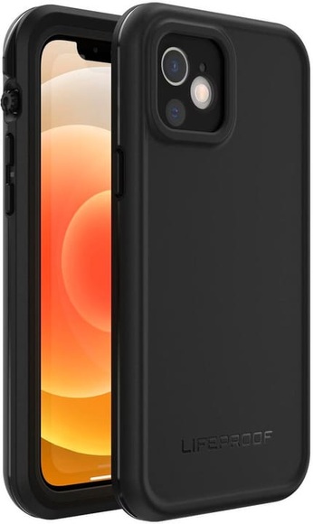 Lifeproof - Fre iPhone 12 Outdoor Schutzhülle aus recyceltem Ozeanplastik (77-82137) - Schwarz