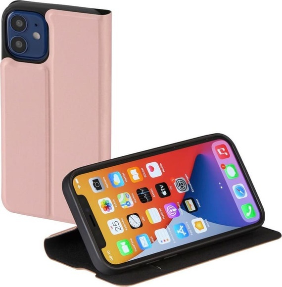 Hama Booklet 'Single2.0' für Apple iPhone 12 mini; Rosa Hülle