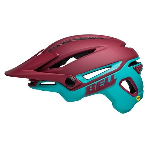 Bell Sixer MIPS Helm rot/türkis 2022 55-59cm MTB Helme