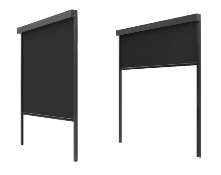 Sonnenkönig Seitenwand Reflect 4x4m schwarz