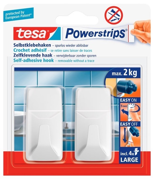 tesa Haken Powerstrips LARGE