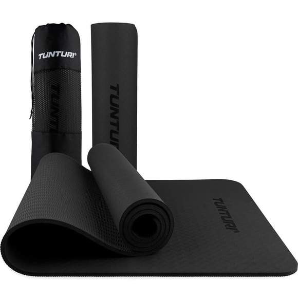 Tunturi Yogamatte 8mm Yogamatte schwarz