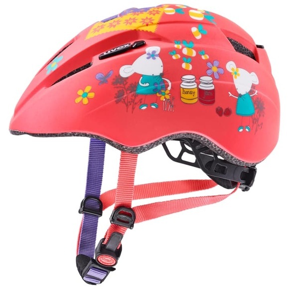 UVEX Kid 2 CC Helm Kinder coral mouse matt 2021 46-52cm Kinderhelme