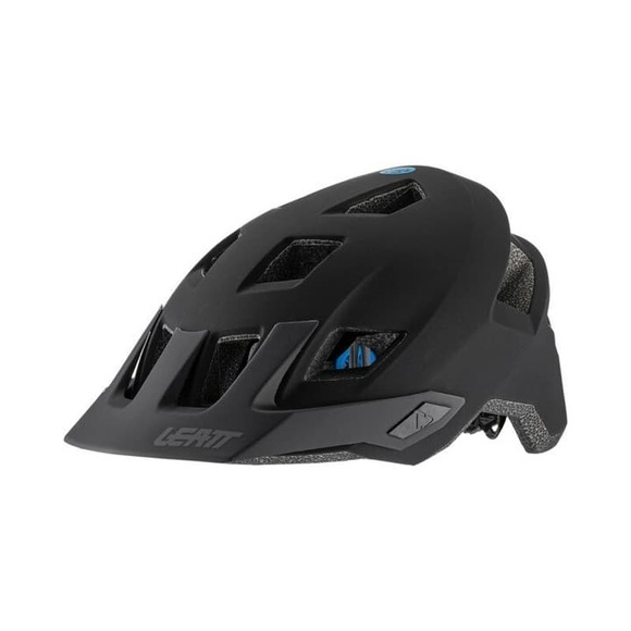 Leatt 1.0 All Mountain Radhelm (Größe S, Schwarz)
