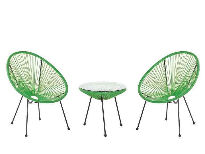 ACAPULCO II Rattanmöbel Set Kunststoff