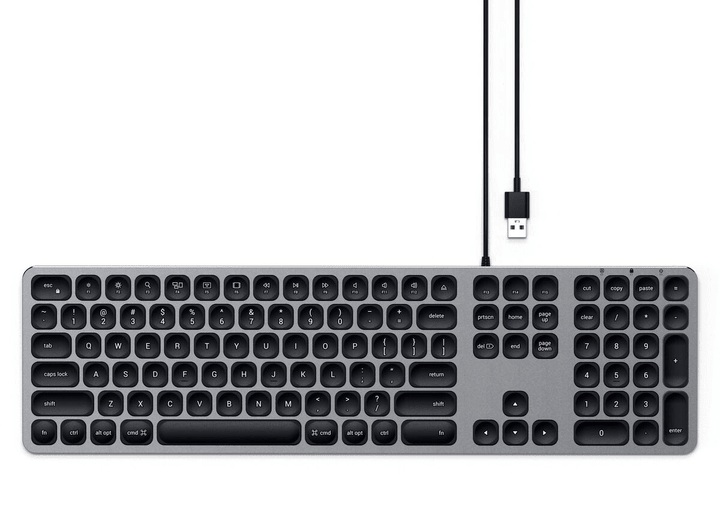 Satechi USB Alu US-Layout Keyboard für Mac Tastatur