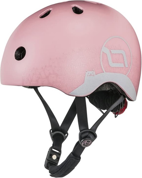 Scoot and Ride Helm reflective Helm altrosa