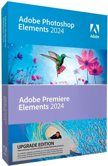 ADOBE Photoshop Premiere Elements 24 Box Upgrade FR Grafik ? Web
