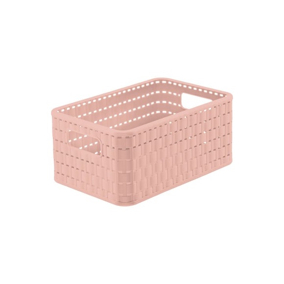 Rotho Korb , 1115202089 , Altrosa , Kunststoff , 6 l , 18.5x12.6 cm , 003294044801