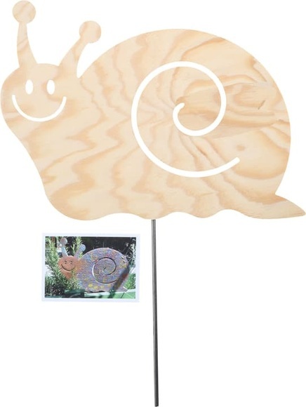Legna Creativa Gartenstecker Schnecke