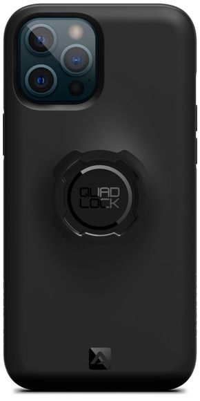Quad Lock - iPhone 12 Pro Max Outdoor Hardcase TPU Schutz Hülle (QLC-IP12L) - Mount Black