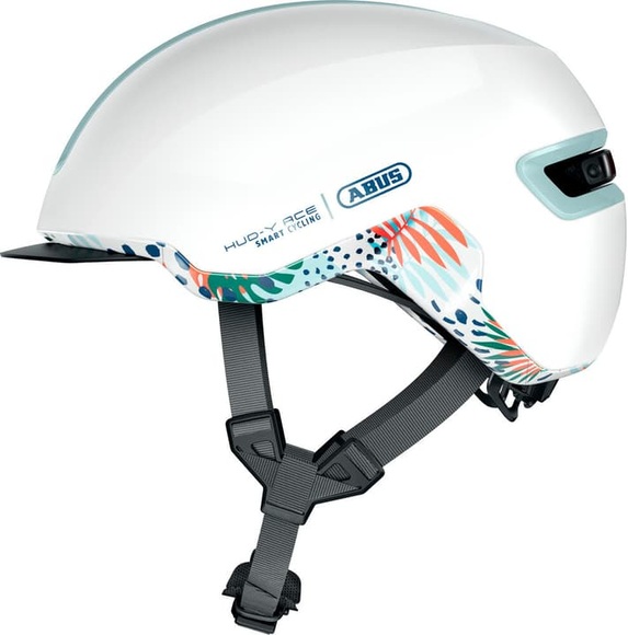ABUS Hud-Y Helm weiß 2022 L | 59-61cm Trekking & City Helme