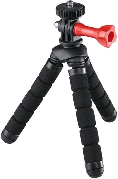 Hama Mini-Stativ 'Flex 2in1' für Fotokameras und GoPro; 14 cm Stativ
