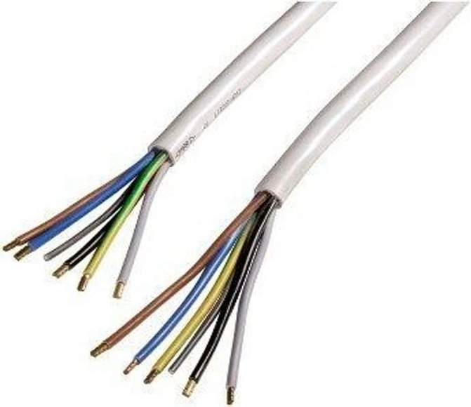 Xavax Elektroherd-Zuleitung; 1;5m; Weiss; 1 St./Polyb. Stromkabel