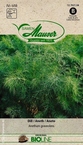 Samen Mauser BIO Dill Kräutersamen