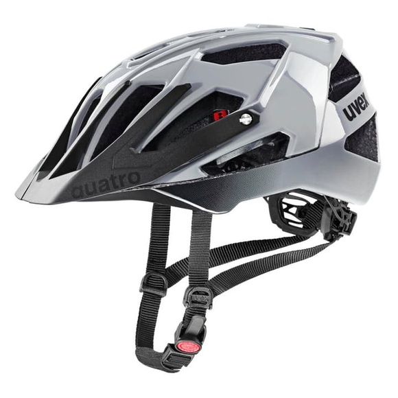 UVEX Quatro Helm grau/schwarz 2022 56-61cm MTB Helme