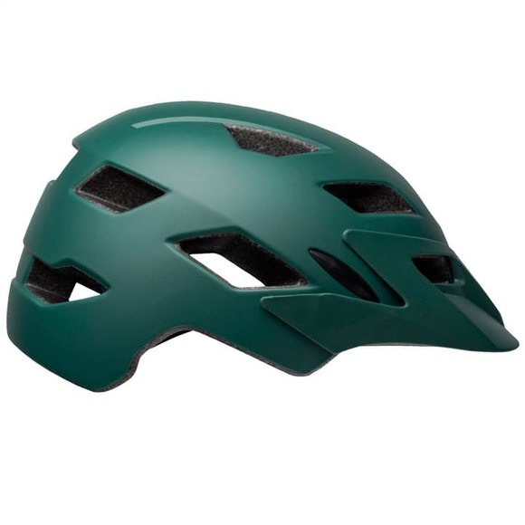 Bell Velohelm Kinder Sidetrack Child matte dark green/orange