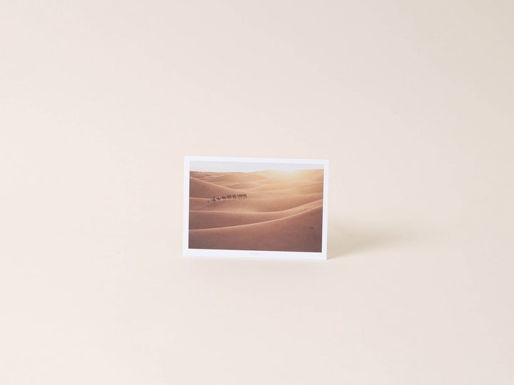 Wüste Postkarte
