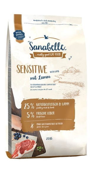 Sanabelle Sensitive mit Lamm - 2 kg