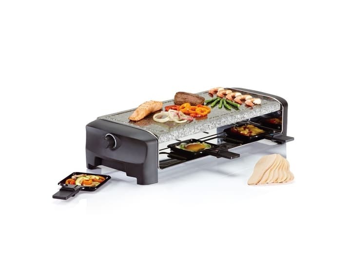 Koenig Raclette Gourmet Grill und Stein, 8er Raclettegrill