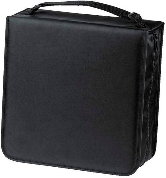 Hama 33837 Cd/dvd Wallet 304 Black+Cloth - (Schwarz)