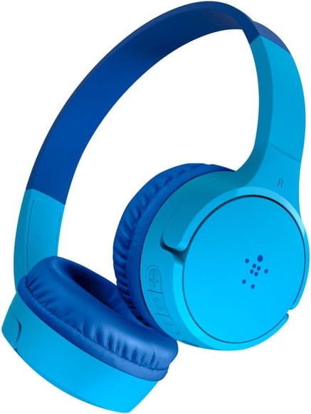 Belkin SOUNDFORM Mini Kopfhörer Kopfband 3,5-mm-Anschluss Mikro-USB Bluetooth Blau