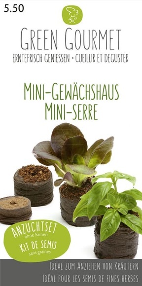 Mini-Gewächshaus Gourmetsamen