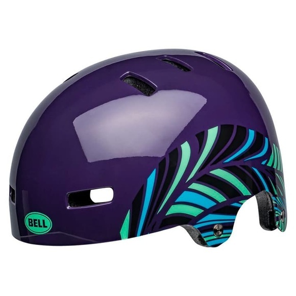 Bell Local Velohelm dunkelviolett