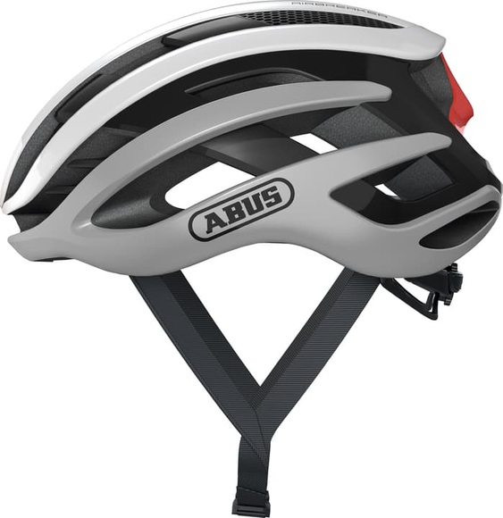 Abus AirBreaker Velohelm silber