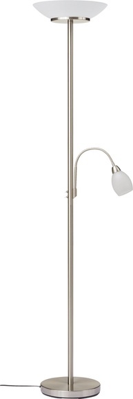 Stehleuchte Gerry in Nickel