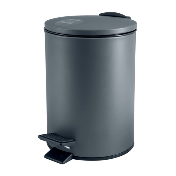 Spirella - Abfalleimer Adelar 3 L - Dunkelgrau