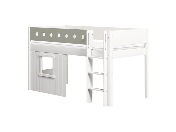 Halbhochbett mit Baumhaus WHITE