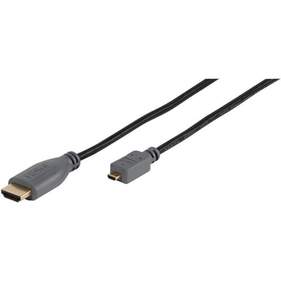 Vivanco HighSpeed Hdmi - Micro Kabel mit Ethernet (1.5m) Video