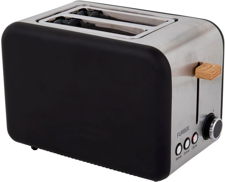 Furber Schwarz matt Toaster