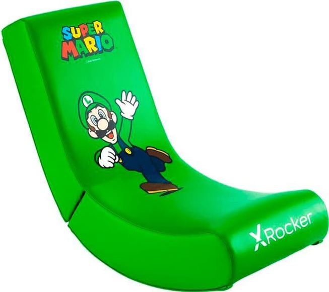 X-ROCKER Super Mario: Video Rocker - Joy Edition: Luigi - Gaming-Sessel (Grün)