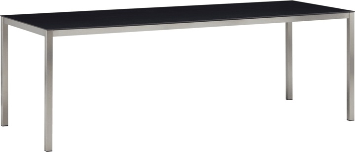 LOCARNO, 220 cm, Gestell Edelstahl, Keramik Gartentisch